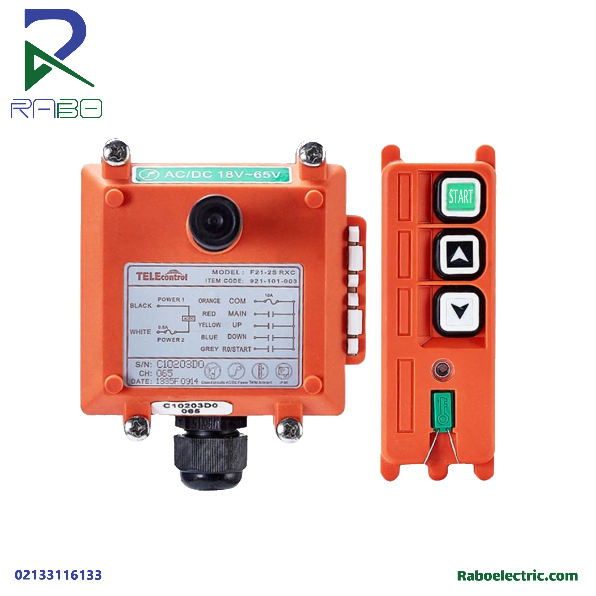 Telecrane F21 2S Model Remote Controllers 2