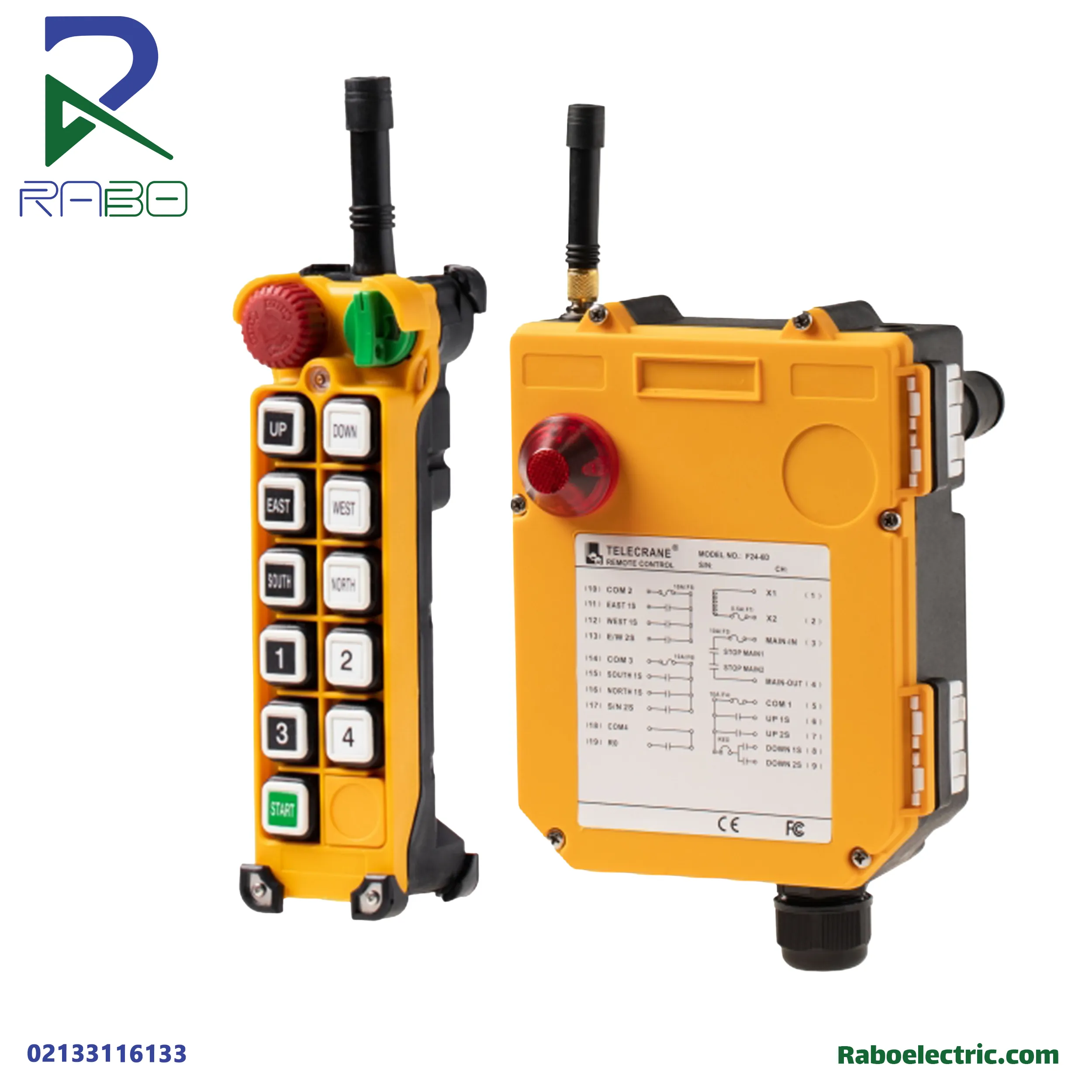 Telecrane F24 10D & F24 10S Models Remote Controller 1