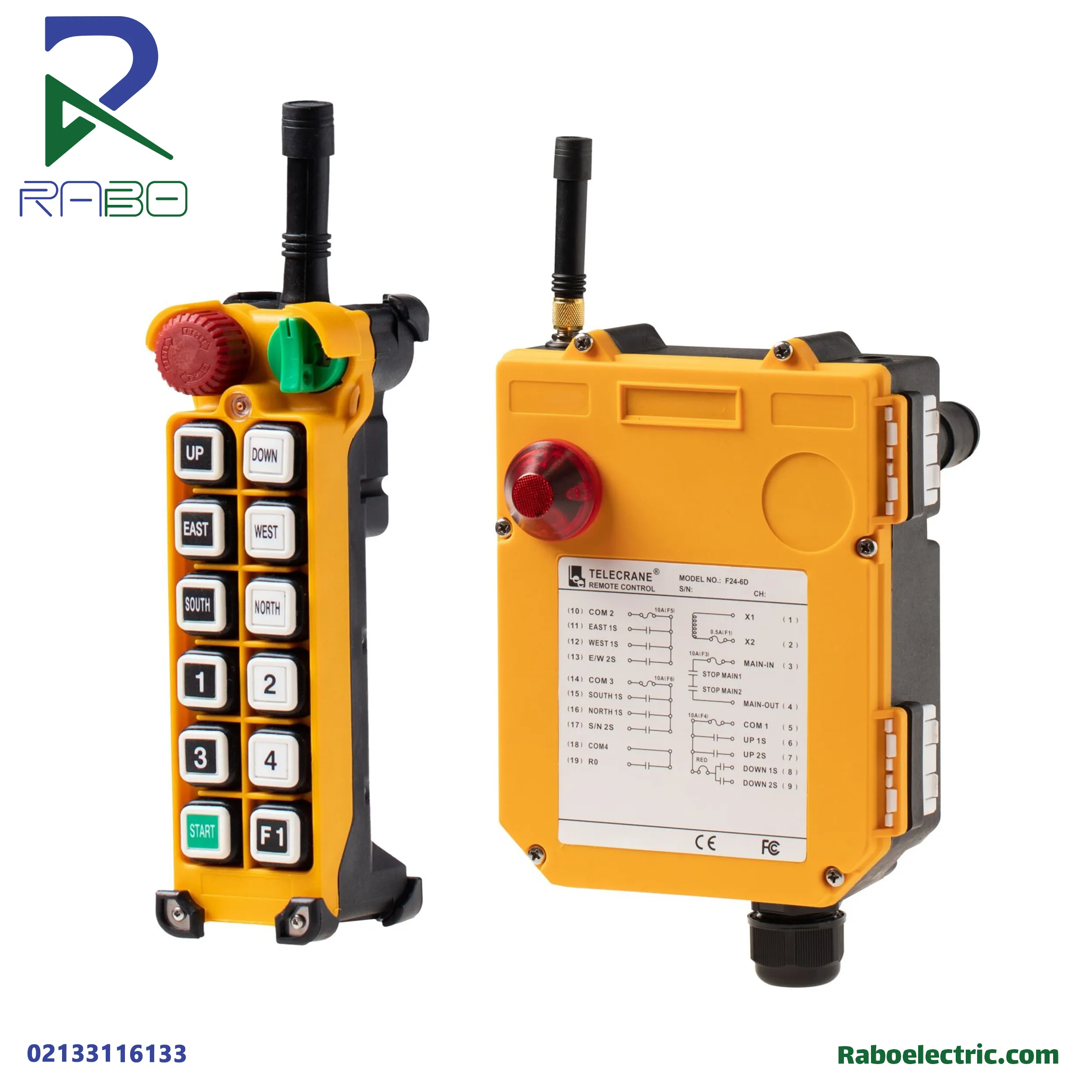 Telecrane F24 12D & F24 12S Models Remote Controller 1