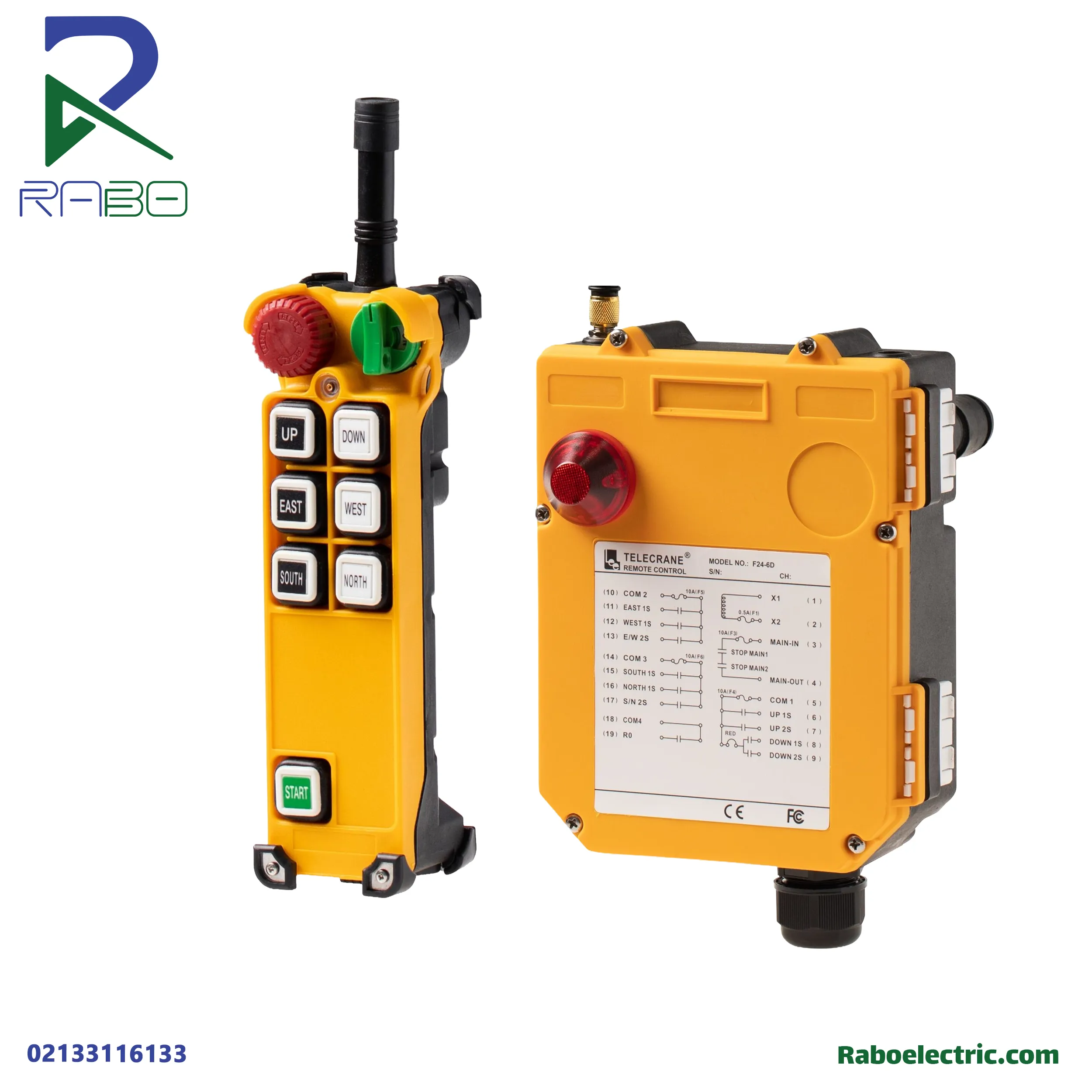 Telecrane F24 6D & F24 6S Models Remote Controller 1
