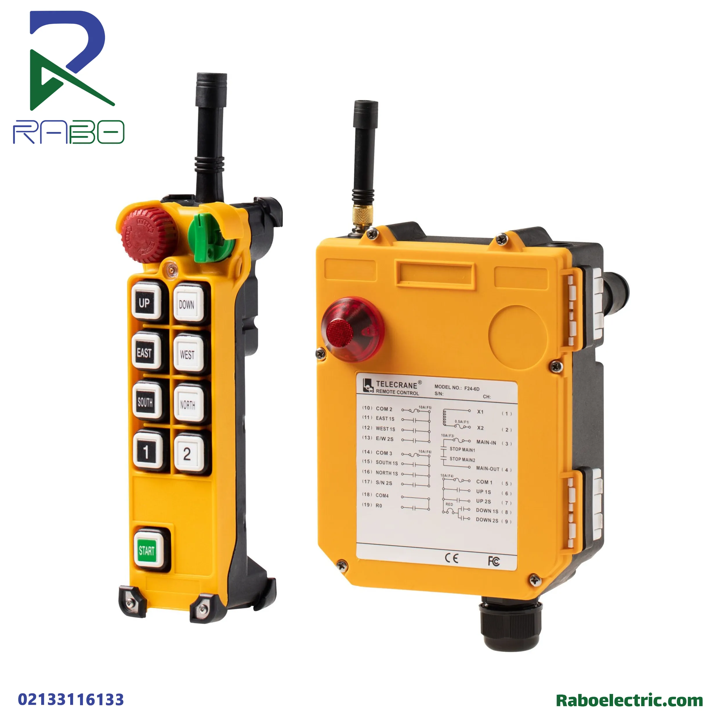 Telecrane F24 8D & F24 8S Models Remote Controller 1