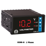 ولت متر تک فاز AC,AD میکروپروسسروری آدنیس سه فاز VDM-H در سه نوع بدون رله.تک رله و دو رله و سایز : 48*96 mm