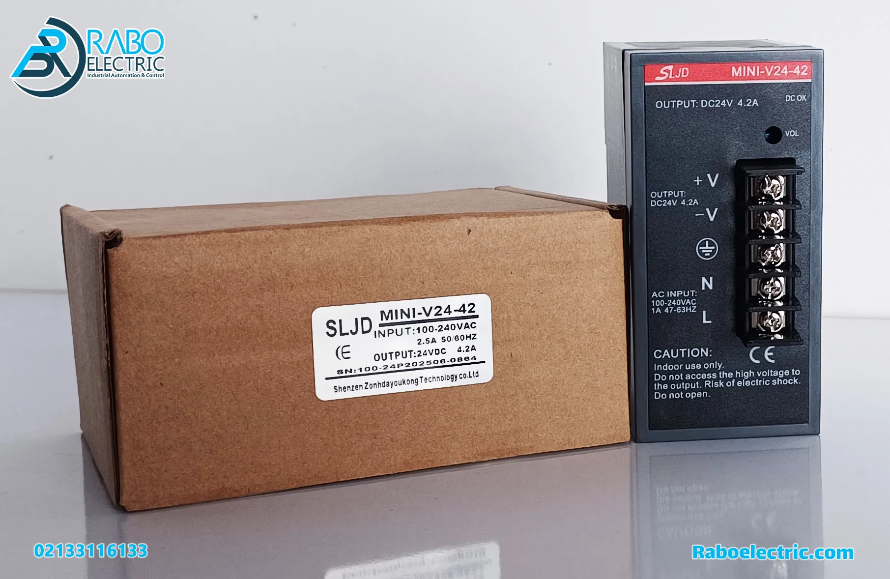 منبع تغذیه 4.2 آمپر مدل MINI-V24-42