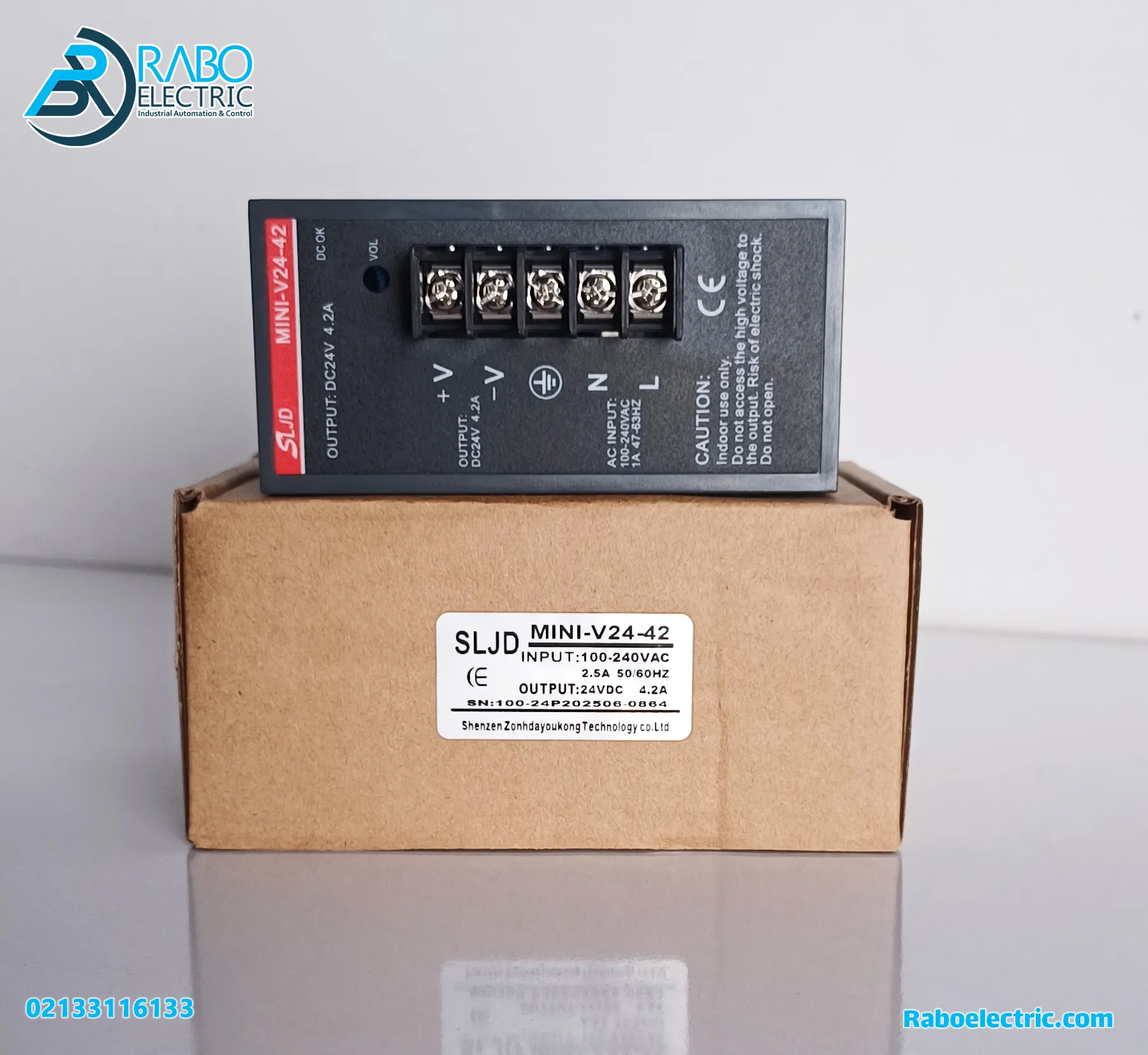 منبع تغذیه 4.2 آمپر مدل MINI-V24-42