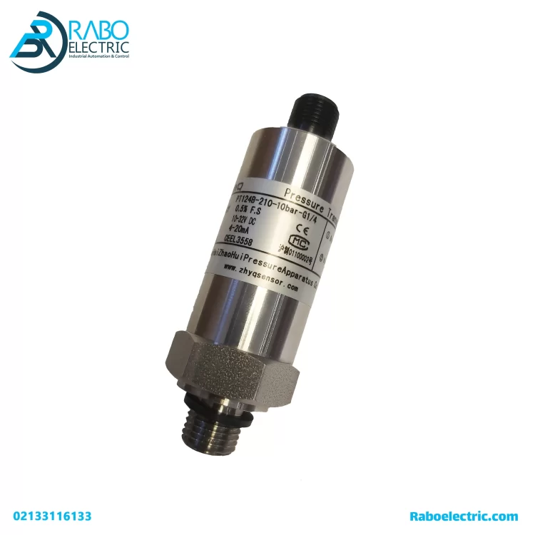 ترانسمیتر فشار 0 تا 10 بار ZHYQ سری PT124B-212 کانکتور M12