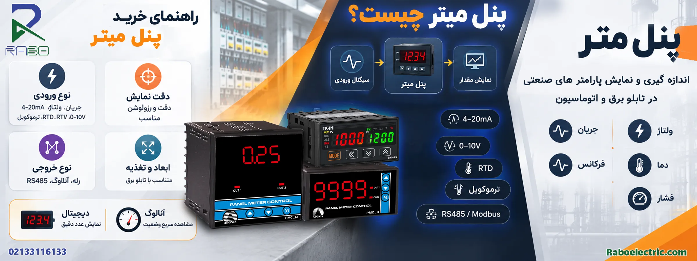 اینفوگرافی پنل متر